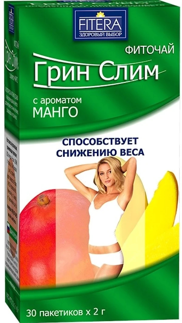 Грин Слим чай Манго ф/п №30