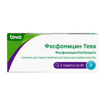 Фосфомицин- тева пор д/р-ра д/пр внутрь 3г №2