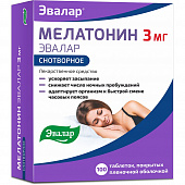 Мелатонин Эвалар тбл п/п/о 3мг №100