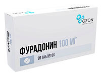 Фурадонин тбл 100мг №20