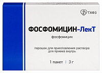 Фосфомицин-ЛекТ пор д/р-ра д/пр внутрь 3г №1
