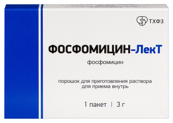Фосфомицин-ЛекТ пор д/р-ра д/пр внутрь 3г №1