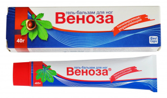 Веноза гель-бальзам д/ног 40мл