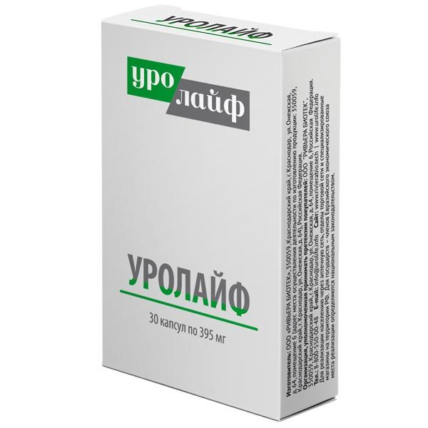 Уролайф капс 395мг №30