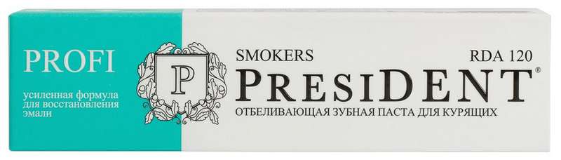 ПрезиДЕНТ Профи зуб паста Смокерс 50мл
