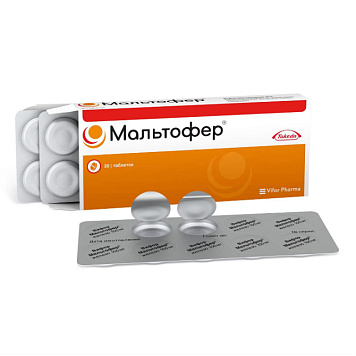 Мальтофер тбл жев 100мг №30
