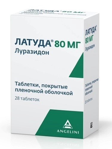 Латуда тбл п/п/о 80мг №28 блис 7*4