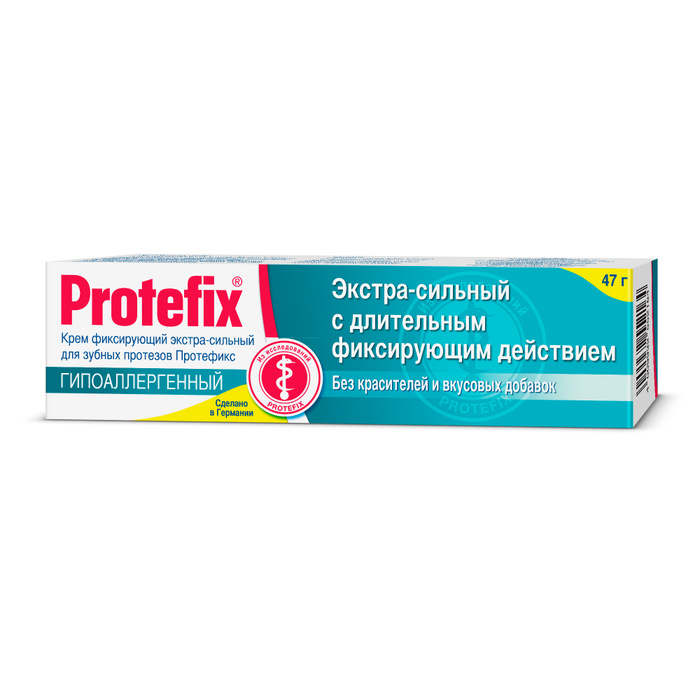 Протефикс крем д/фикс зуб прот экстра-сил Гипоалл 40мл/47г