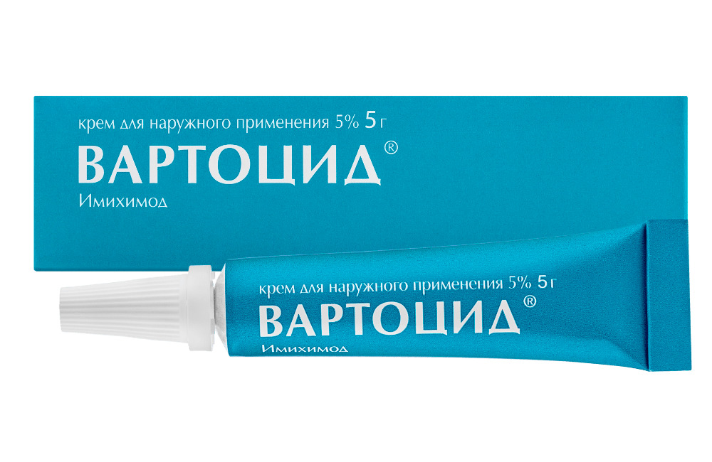Вартоцид крем 5% 5г №1