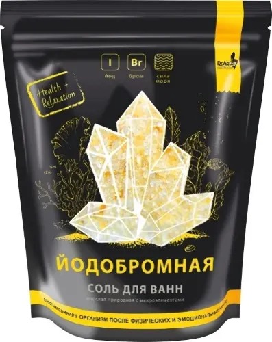 Д-р Аква cоль д/ванн морская йодобромная 700г