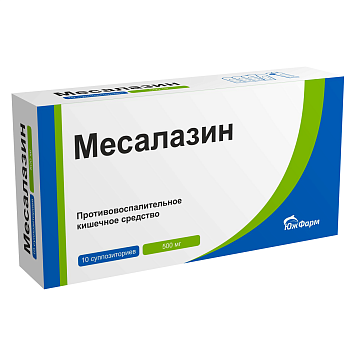 Месалазин супп рект 500мг №10