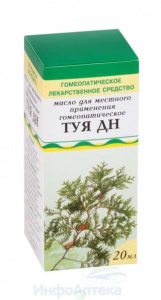 Туя ДН масло д/мест прим гомеоп 20г