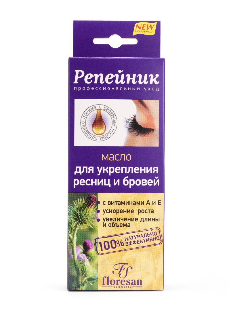 Флоресан Репейник масло д/бровей/ресниц укрепл 8мл Ф-85