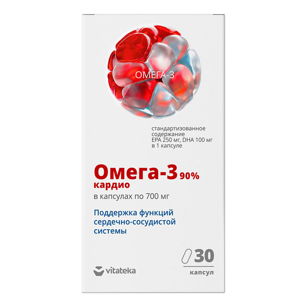 Омега-3 90% капс 700мг №30
