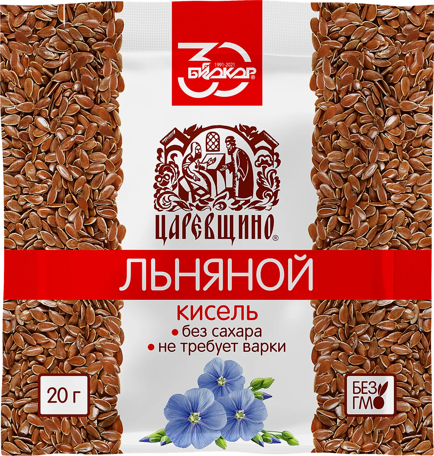 Царевщино Кисель льняной пор 20г