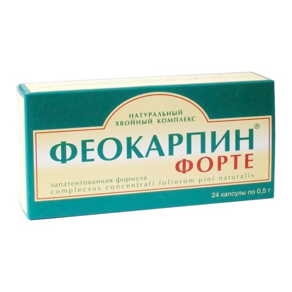 Феокарпин форте капс №24
