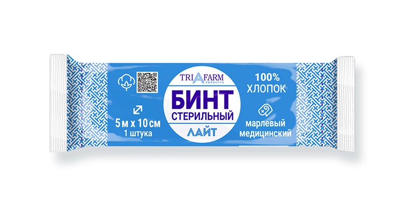 Бинт марл стерил 5м х 10см
