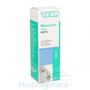 Ринонорм-Тева спрей наз дозир д/дет 0,05% 20мл №1