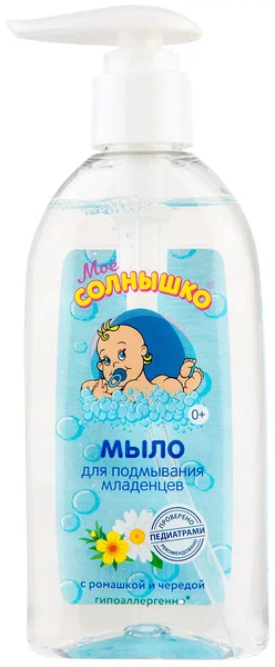 Мое Солнышко мыло д/подмывания младенцев 200мл