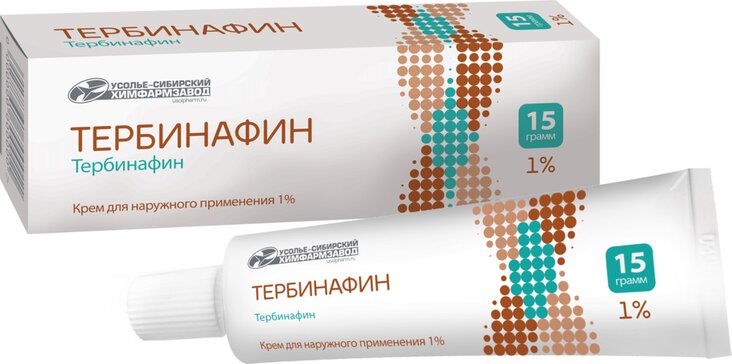 Тербинафин крем д/наруж прим 1% 15г