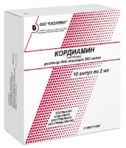 Кордиамин р-р д/ин 250мг/мл 2мл №10