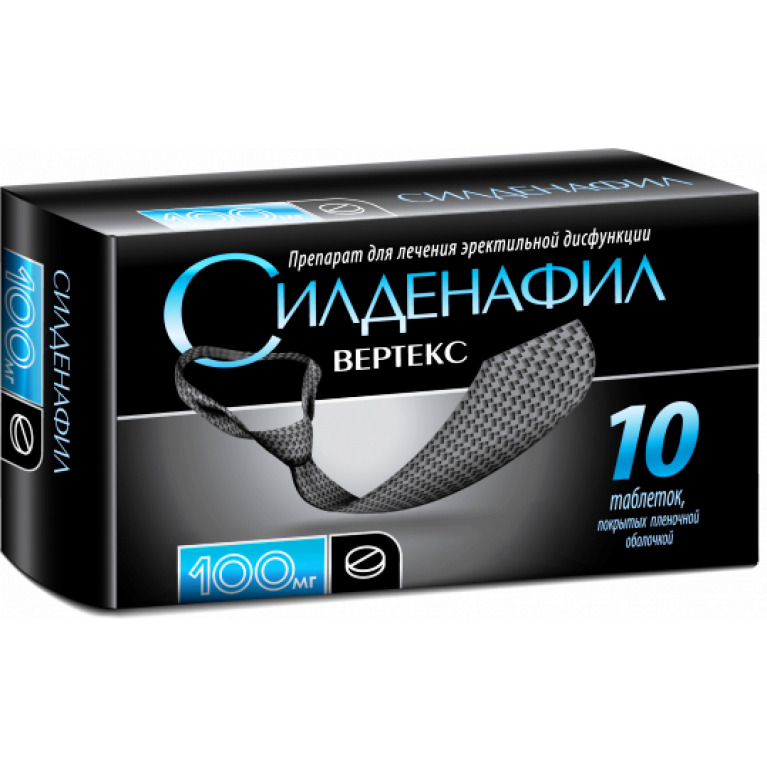 Силденафил тбл п/п/о 100мг №10