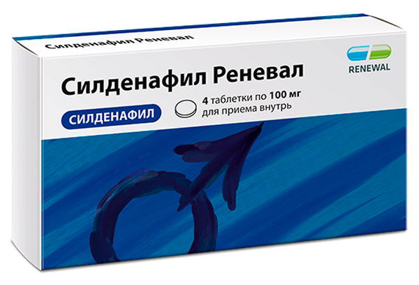 Силденафил Реневал тбл п/п/о 100мг №4