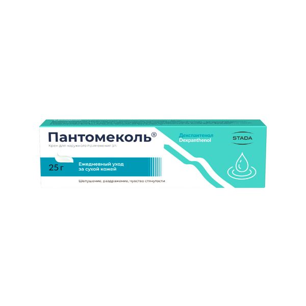 Пантомеколь крем д/наруж прим 5% 25г