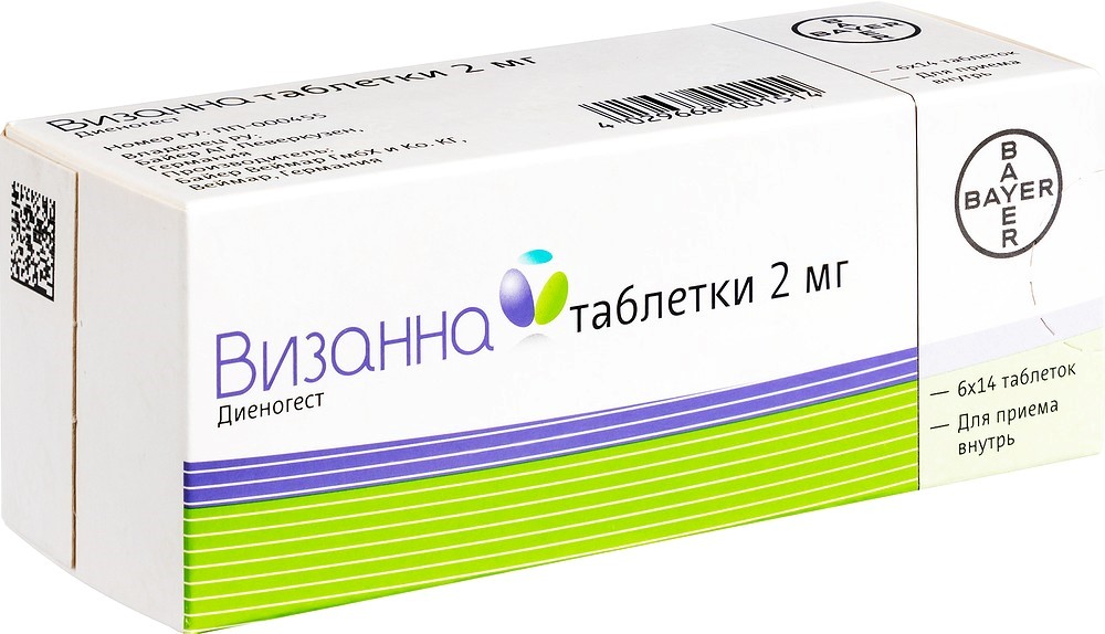 Визанна тбл 2мг №84