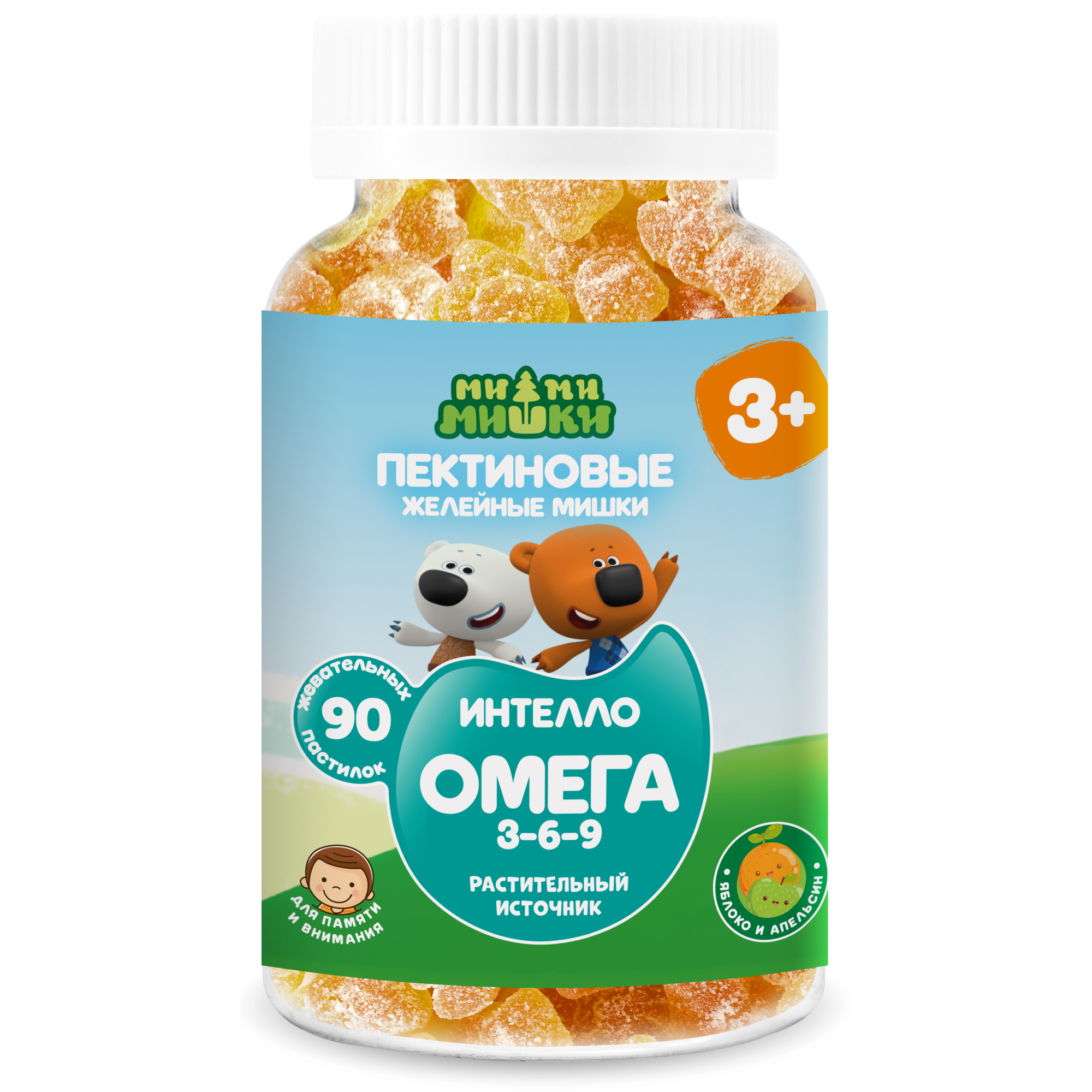 Ми-ми-мишки Омега пектин паст жев фрукт 2г №90