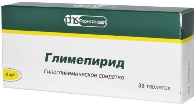 Глимепирид тбл 3мг №30