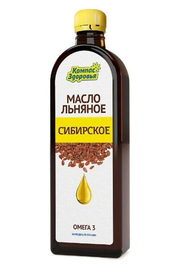 Льняное масло сибирское 500мл