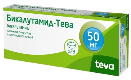 Бикалутамид-Тева тбл п/п/о 50мг №28