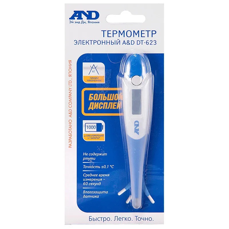 АэндДи термометр электр DT-623 гибкий наконечник