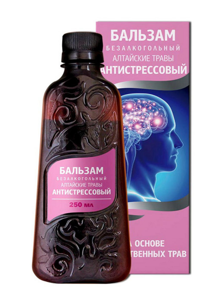 Алтайские травы бальзам №1 антистрессовый 250мл