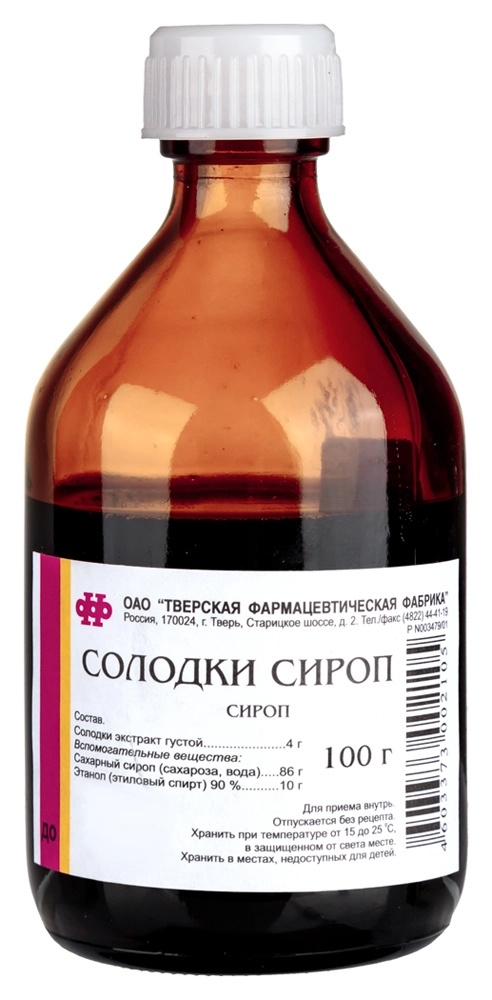 Солодки сироп 100г №1 фл