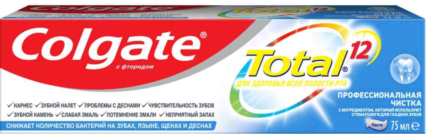 Колгейт зуб паста Тотал Про чистка д/чув зубов 75мл