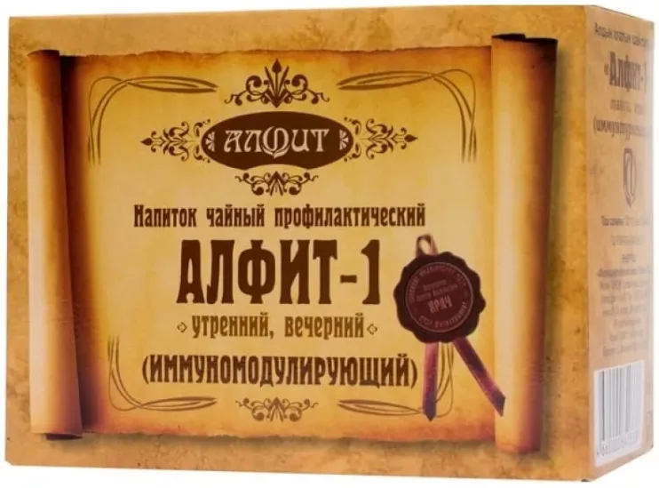 Алфит-1 фитосбор утренний/вечерний иммуномод 120г