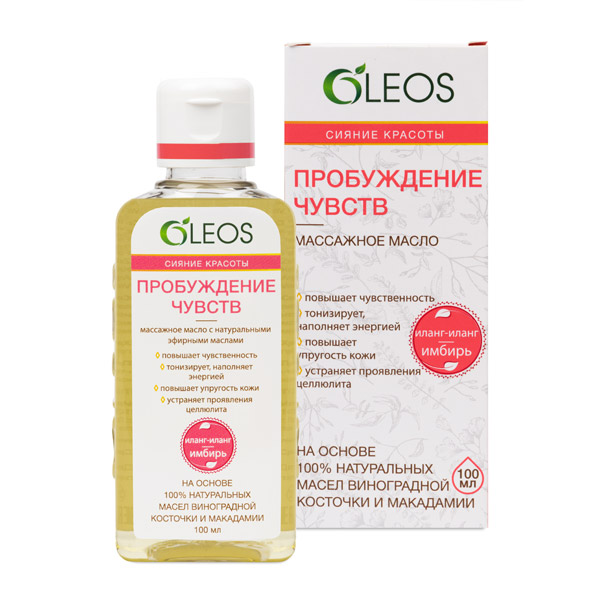 Олеос масло массажное Пробуждение чувств 100мл
