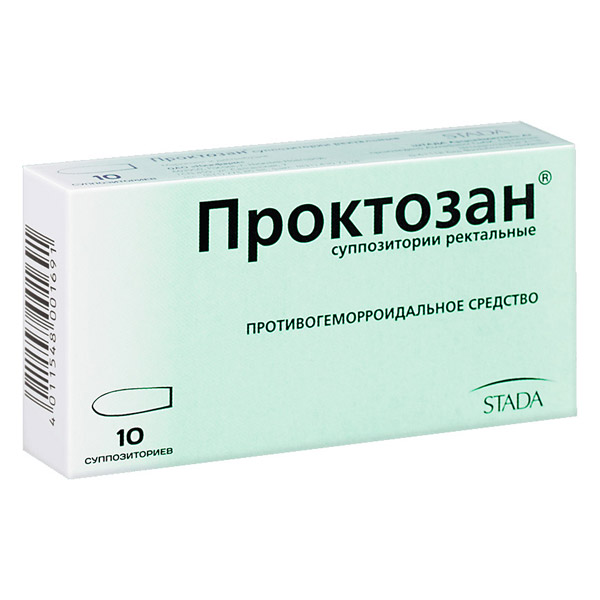 Проктозан супп рект №10
