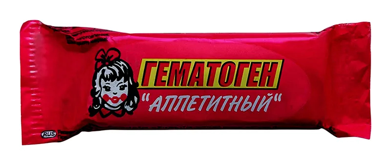 Гематоген Аппетитный плюс 50,0 плитка