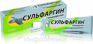 Сульфаргин мазь д/наруж прим 1% 50г