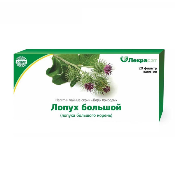 Лопуха корни Лекра-СЭТ ф/п 1,5г №20