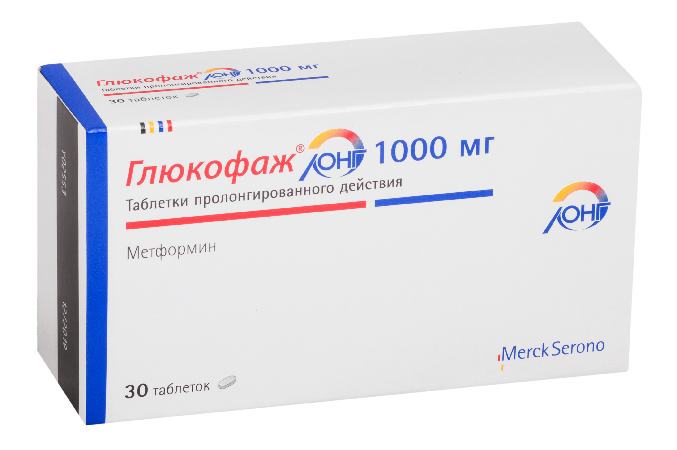 Глюкофаж Лонг тбл пролонг д-я 1000мг №30