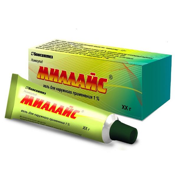 Миалайс гель д/наруж прим 1% 50г