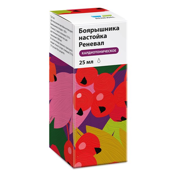 Боярышник настойка фл 25мл