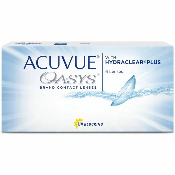 Акувью Оазис Плюс 2-х недельные контактные линзы -5,25 №6