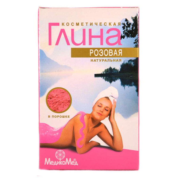 Глина Косметическая Розовая 100г