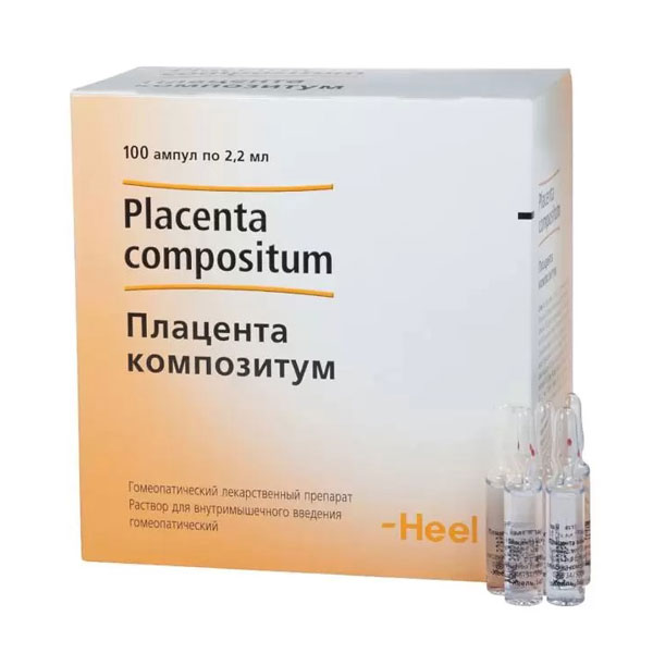 Плацента Композитум р-р в/м гомеопат 2,2мл амп №100