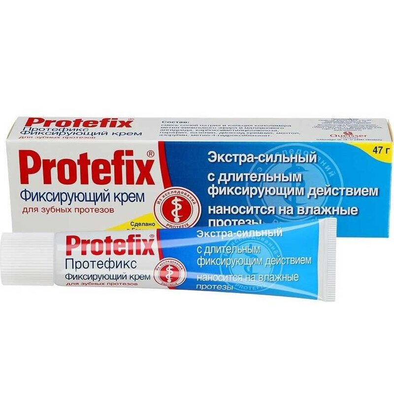 Протефикс крем д/фикс зуб протезов экстра-сильный 40мл/47г